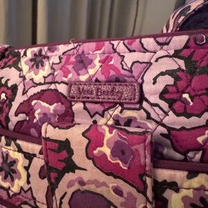 Vera Bradley Purple and Pink Floral diaper bag